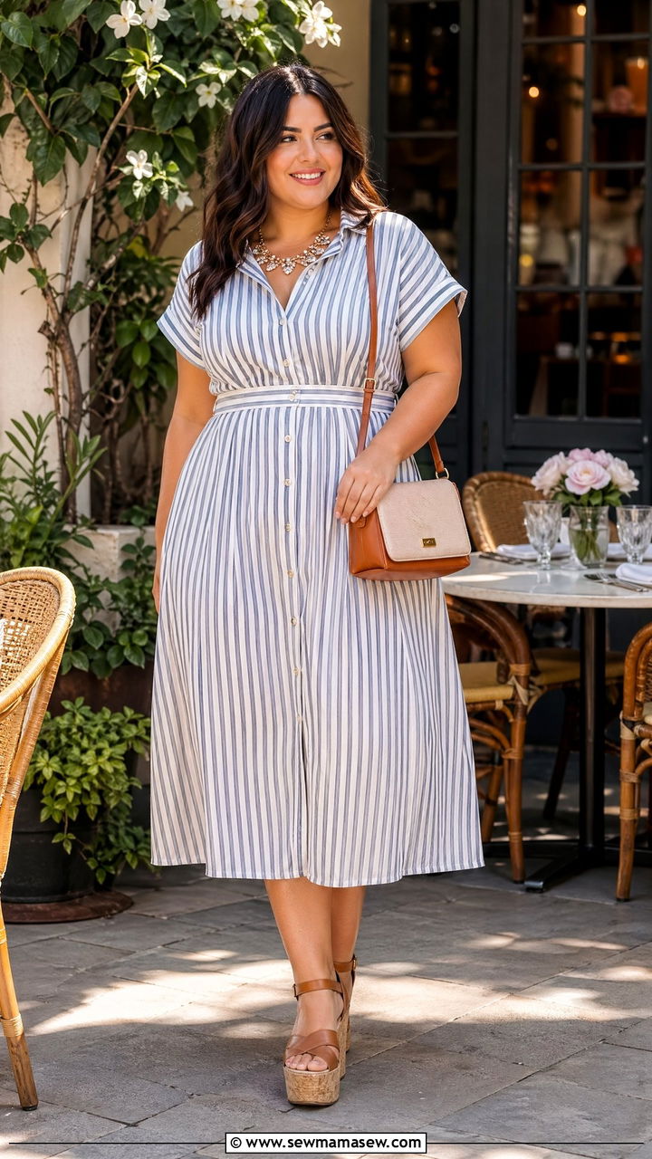 Plus Size Shirt Dress Summer Outfit - 35 Summer outfits with shirt dresses