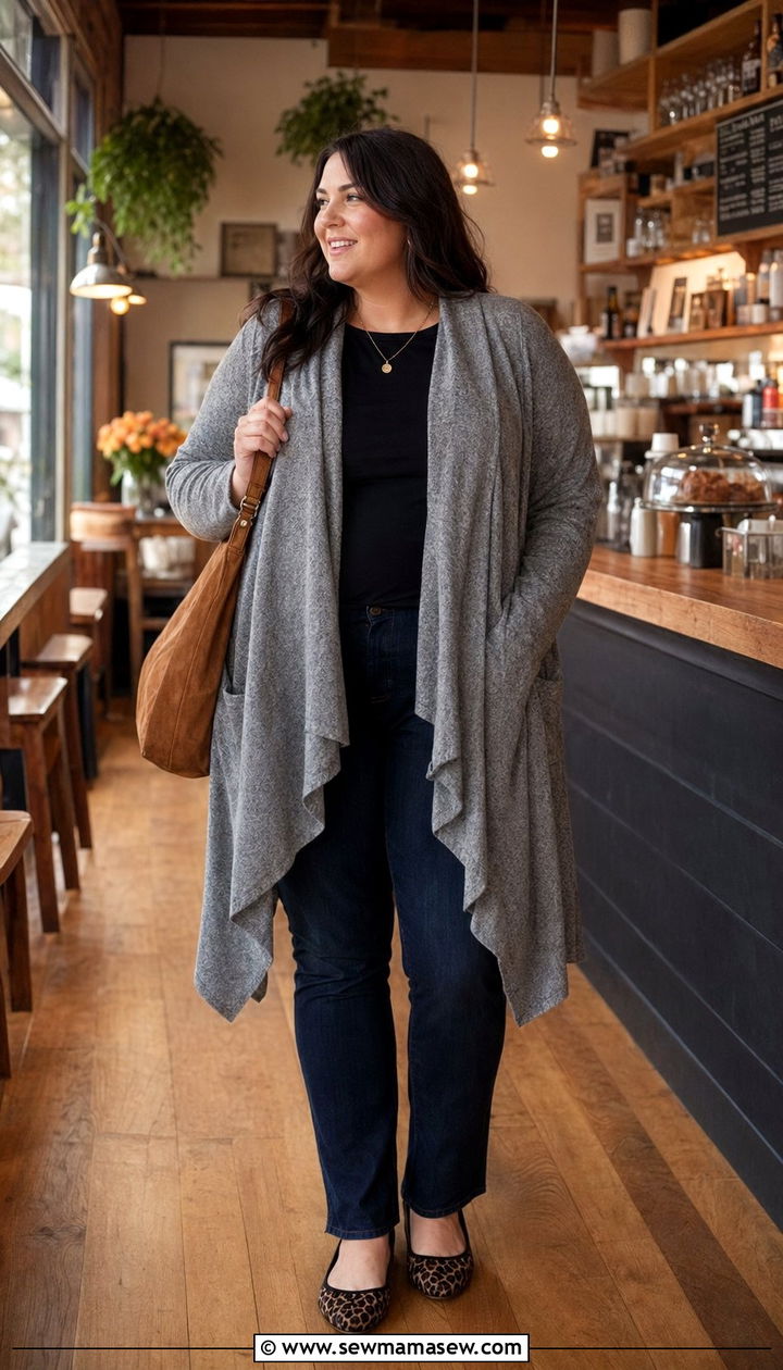 Plus Size Size 24 Cardigan Outfit - 35 Plus size outfit ideas size 24