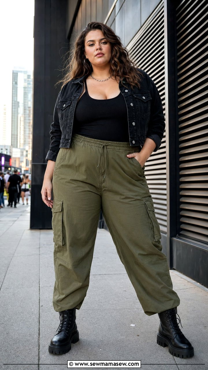 Plus Size Size 24 Cargo Pants Outfit - 35 Plus size outfit ideas size 24