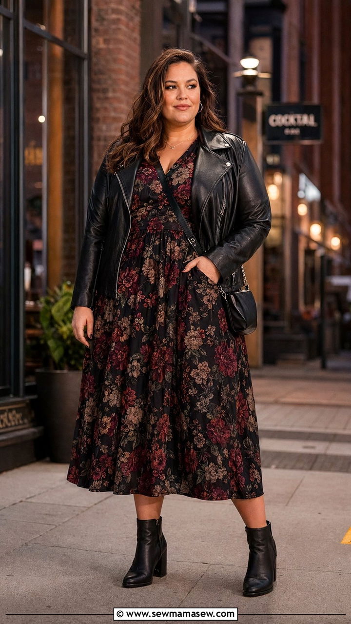 Plus Size Size 24 Floral Dress Outfit - 35 Plus size outfit ideas size 24