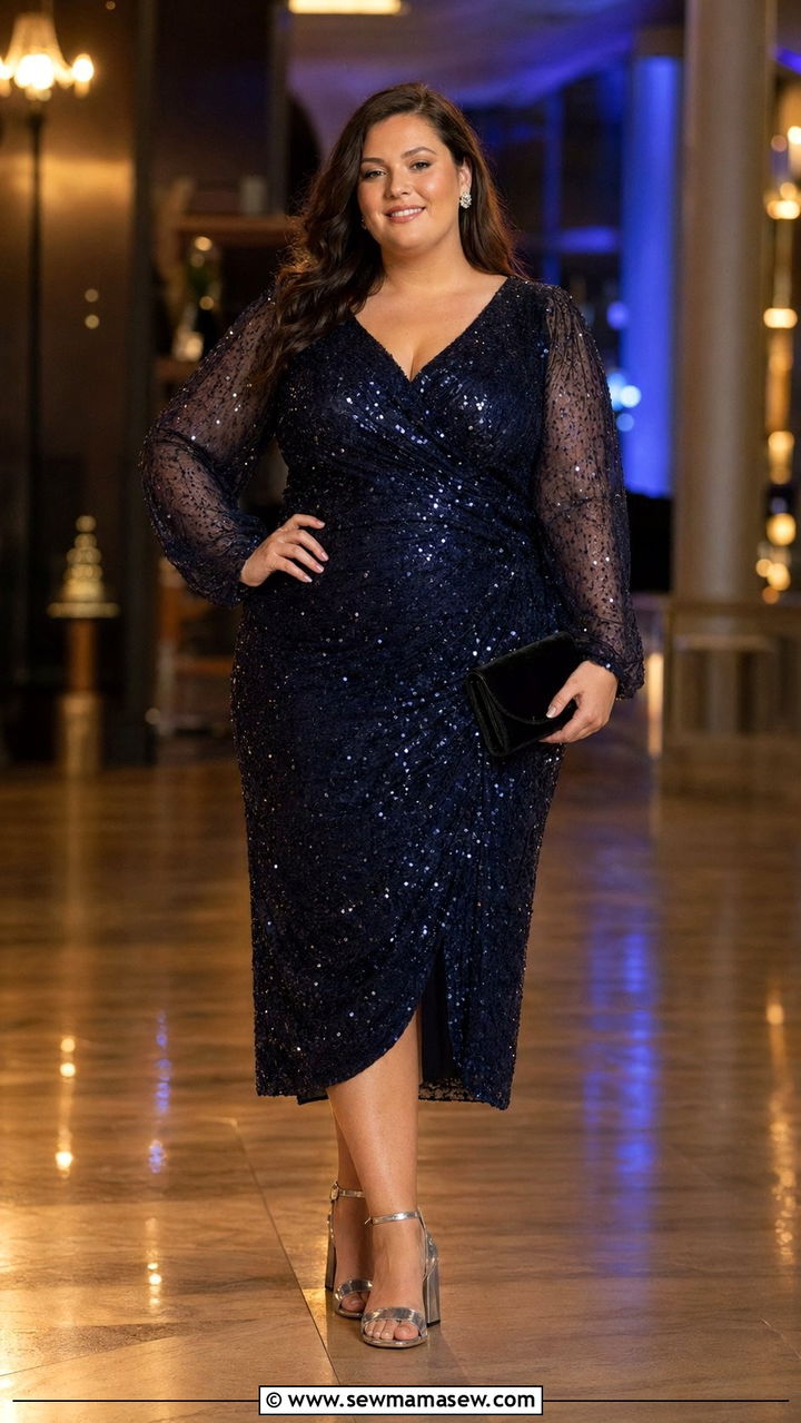 Plus Size Size 24 Sequin Dress Outfit - 35 Plus size outfit ideas size 24