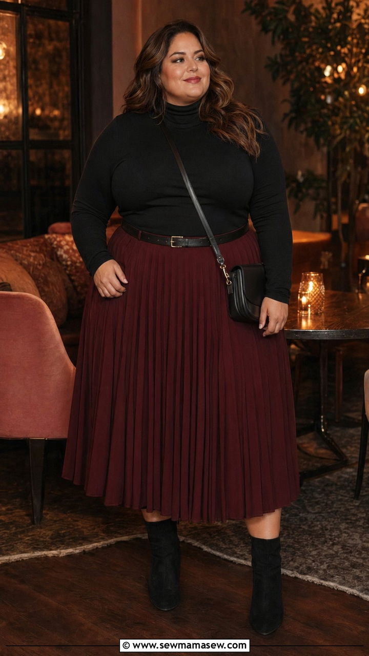 Plus Size Size 24 Skirt and Top Outfit - 35 Plus size outfit ideas size 24