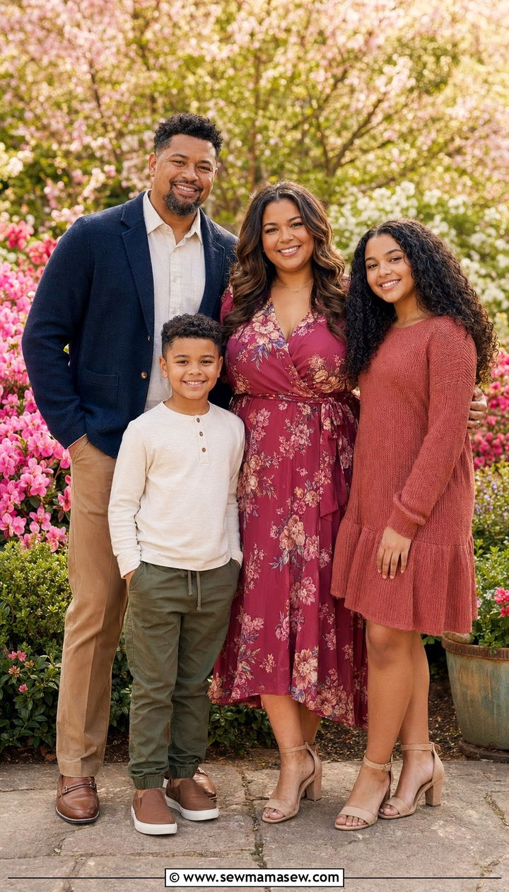 Plus Size Spring Family Picture Outfits - 30 What to wear for spring family photos