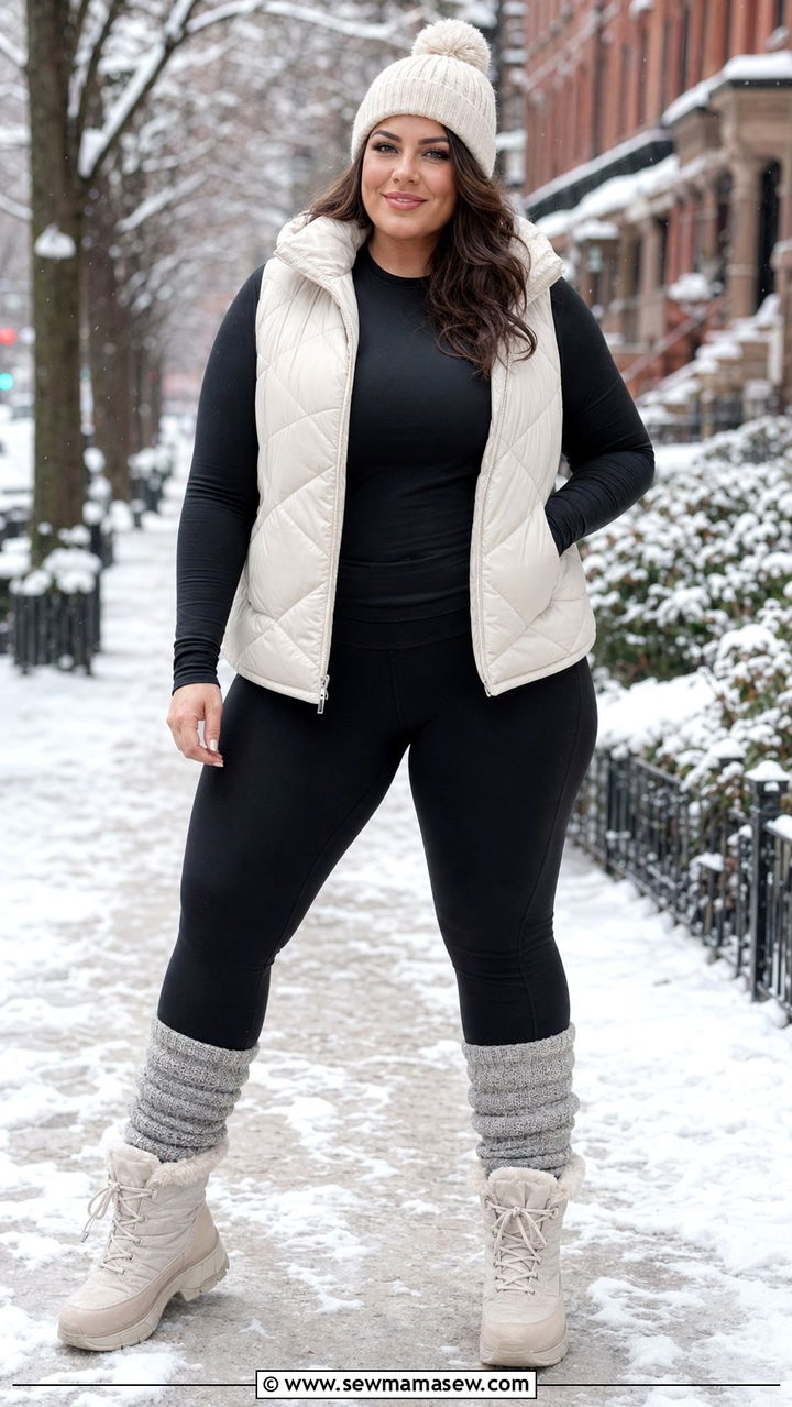 Plus Size Winter Yoga Outfit - 35 Plus size yoga outfit ideas