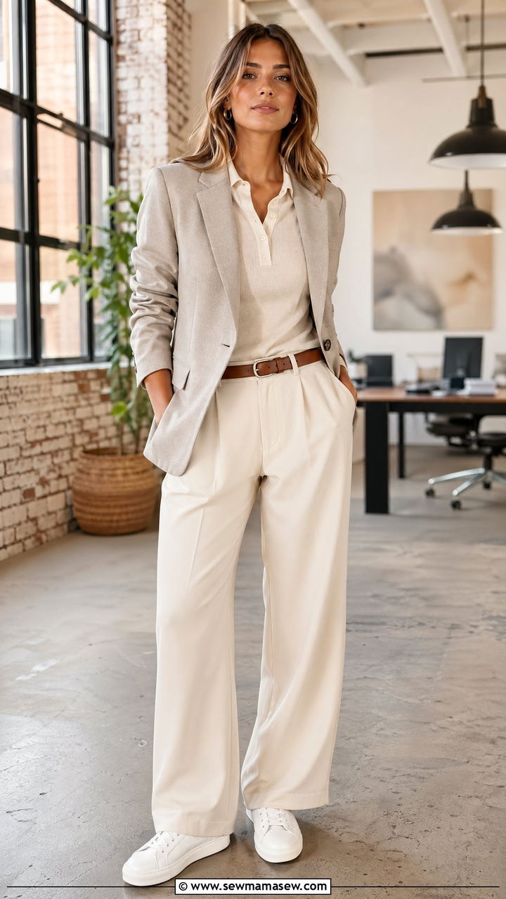 Power Casual Blazer Outfit 2026 - 35 work outfits 2026