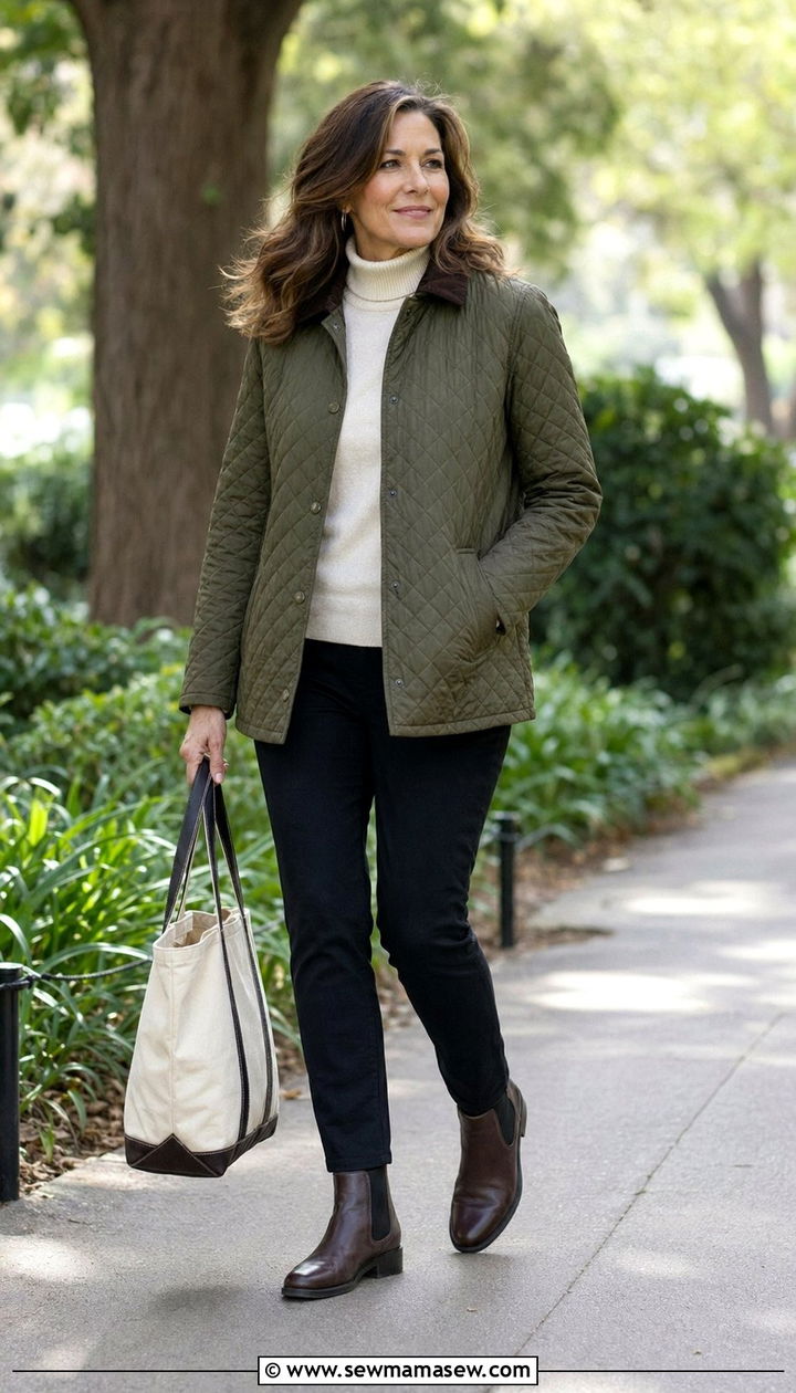Quilted Jacket Outfit Women Over 40 - 30 Best jackets for women over 40