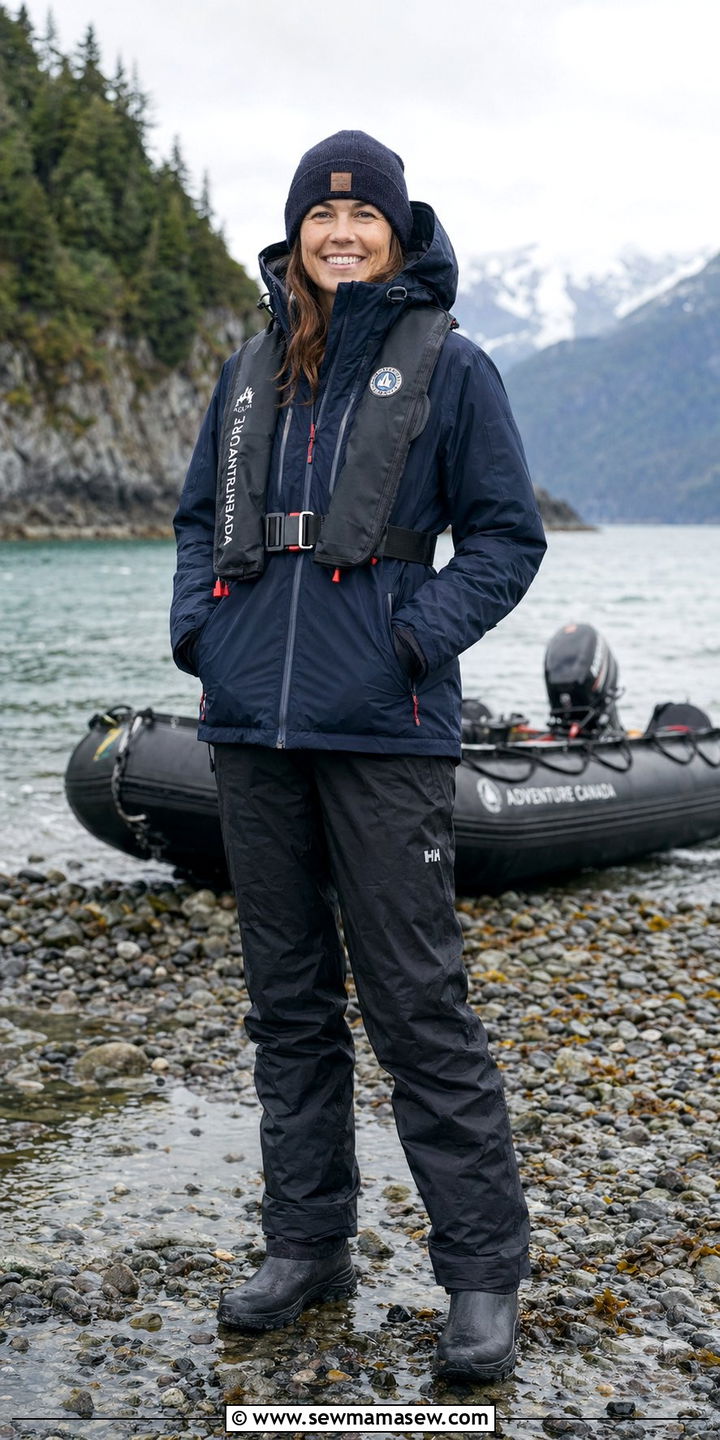 Rain Pants Set With A Waterproof Parka For Zodiac Excursions - 30 Alaska cruise outfit ideas