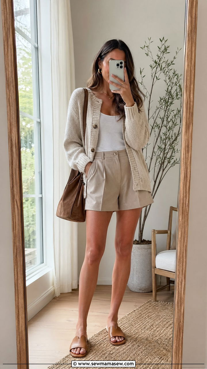 Relaxed Cardigan Outfit - 35 Spring wardrobe staples