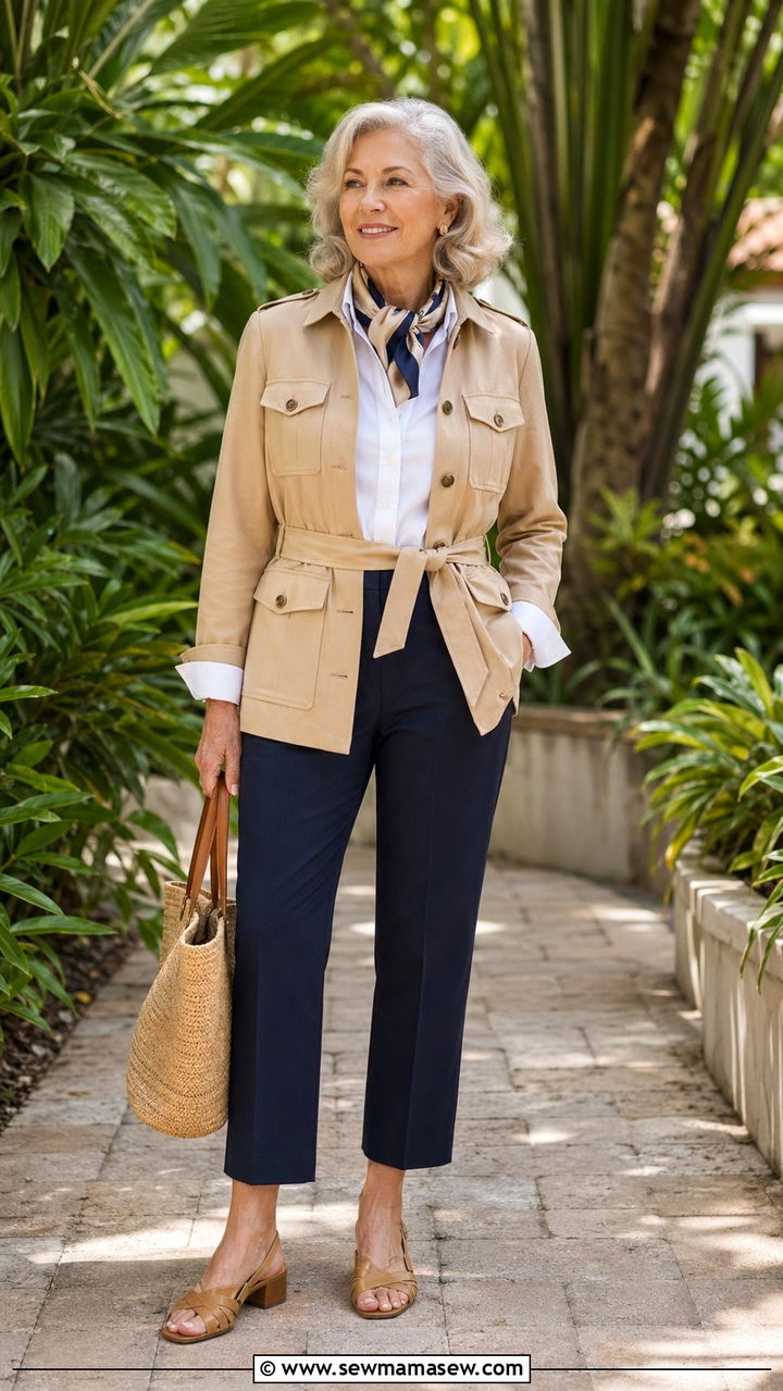 Safari Jacket for Women Over 60 - 30 Best jackets for women over 60