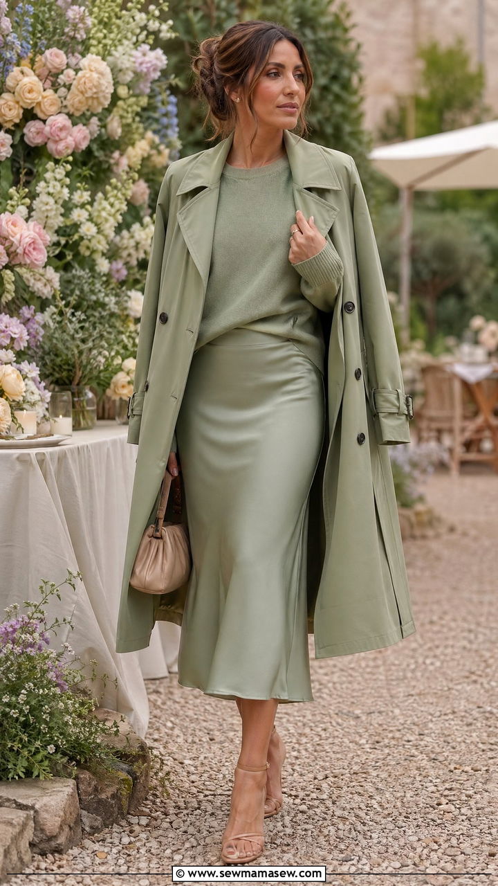 Sage Green Soft Tonal Outfit - 35 Tonal outfit ideas