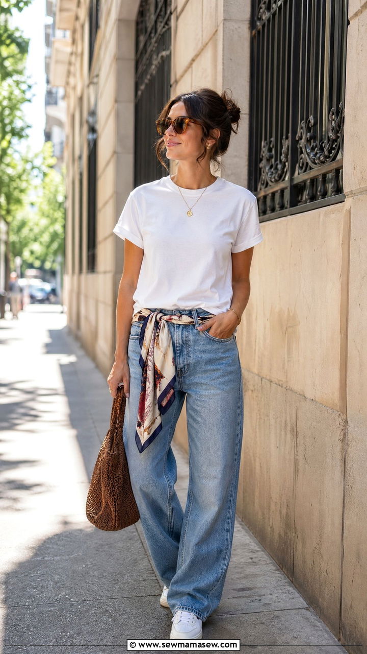 Scarf As Styling Detail - 35 streetwear outfits