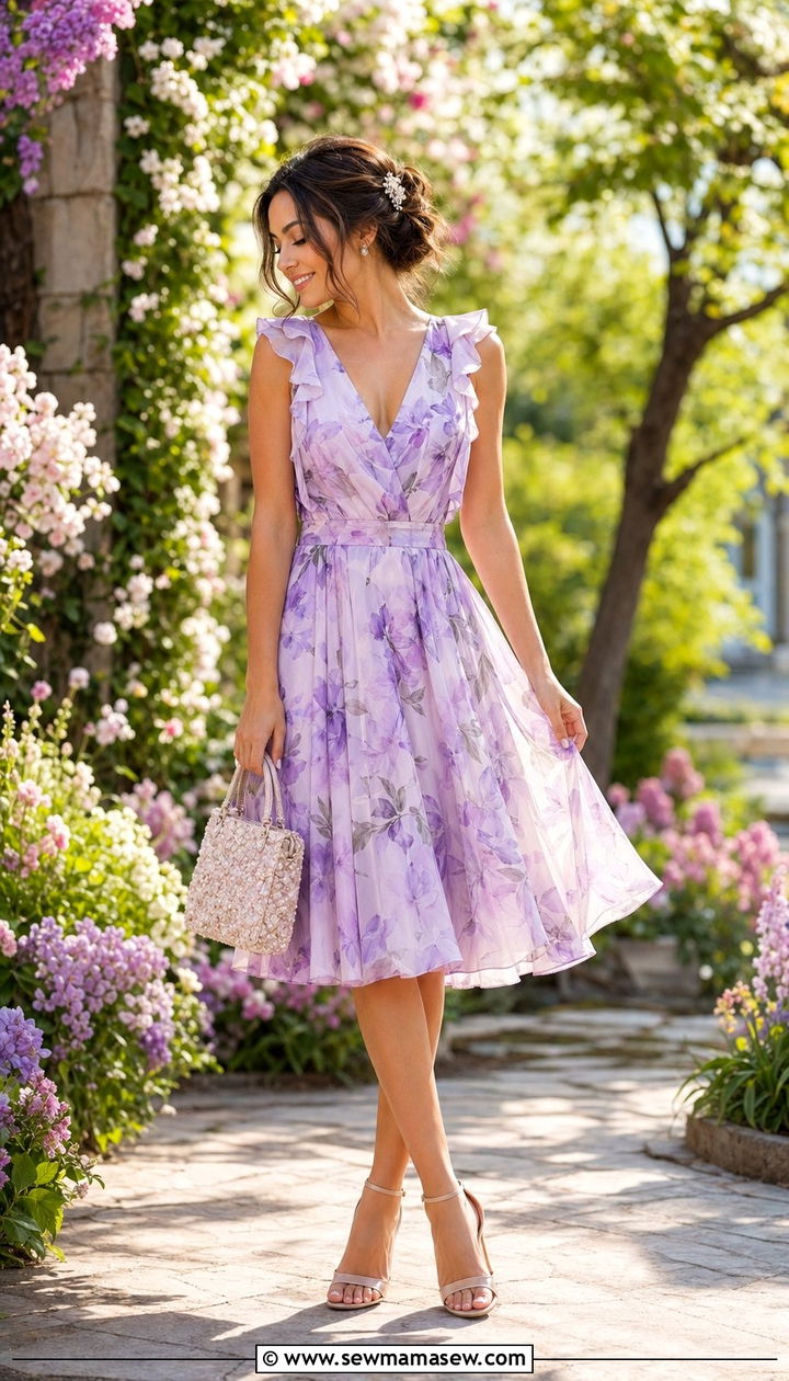 Semi Formal Wedding Guest Spring Dress - 35 Semi formal wedding guest outfit ideas