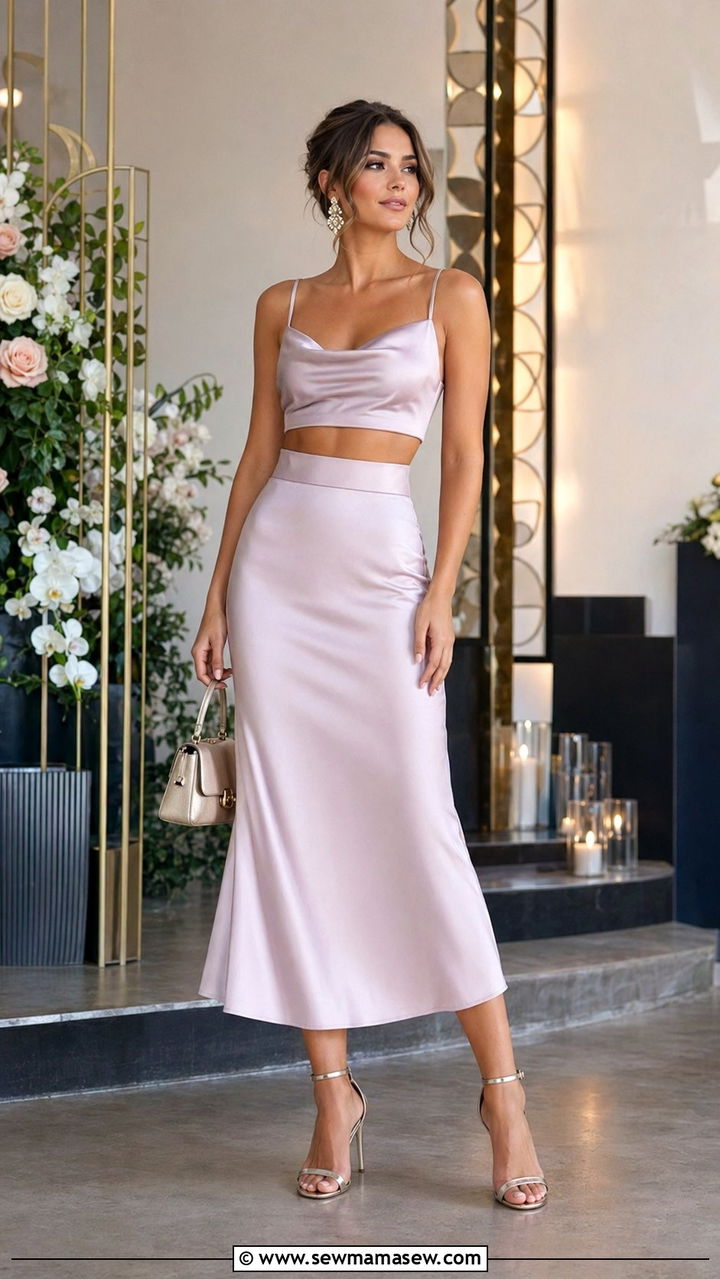 Semi Formal Wedding Guest Two Piece Set - 35 Semi formal wedding guest outfit ideas