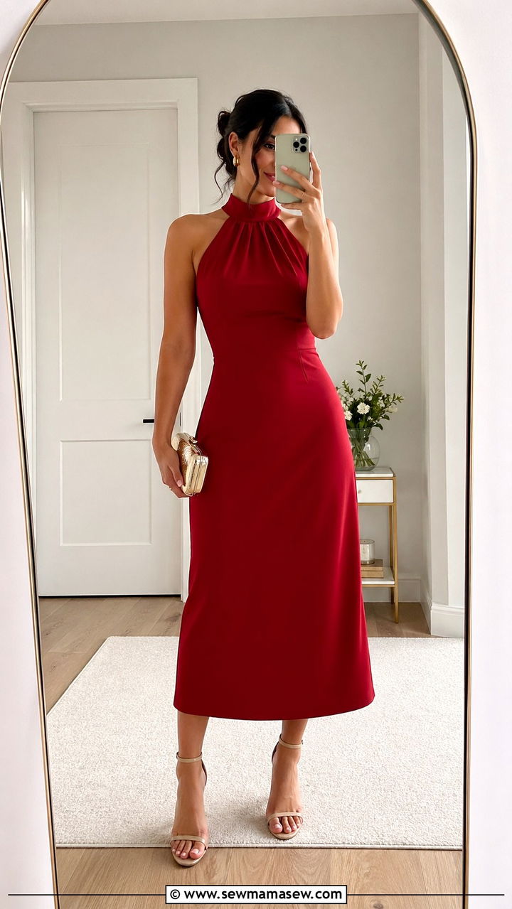 Skater Dress With AnkleStrap Heels - 35 Graduation dress ideas