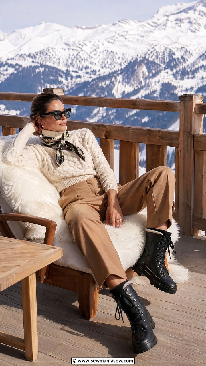Slim Aarons Inspired Apres Look - 35 Ski resort outfit ideas