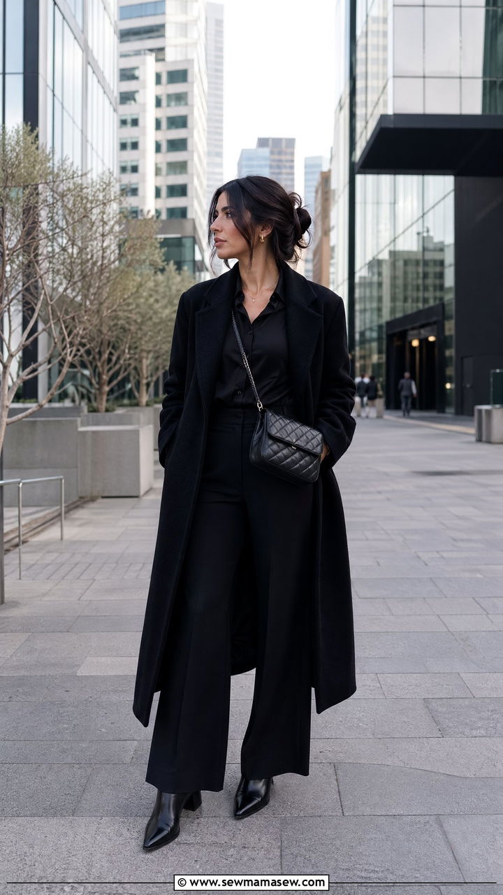 Solo Travel All Black Outfit - 35 Solo travel outfit ideas