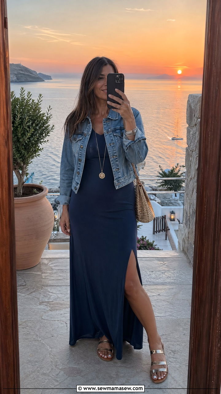 Solo Travel Maxi Dress Outfit - 35 Solo travel outfit ideas