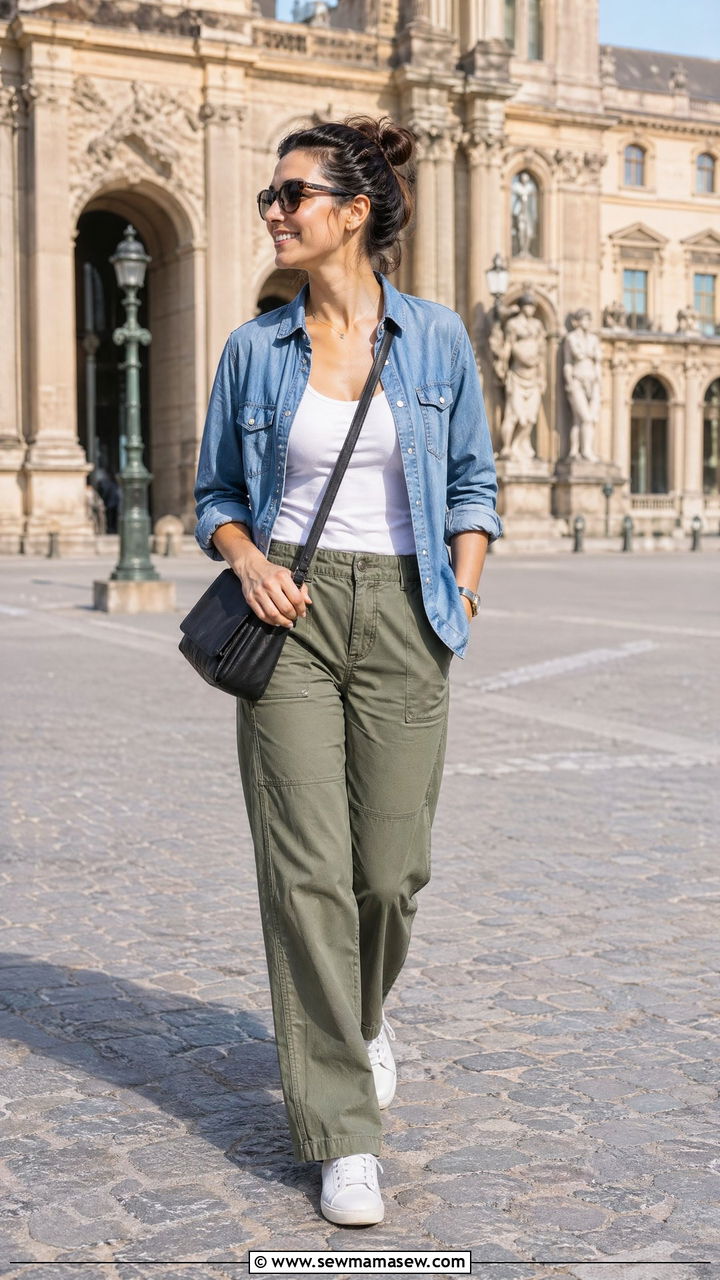 Solo Travel Sightseeing Outfit - 35 Solo travel outfit ideas