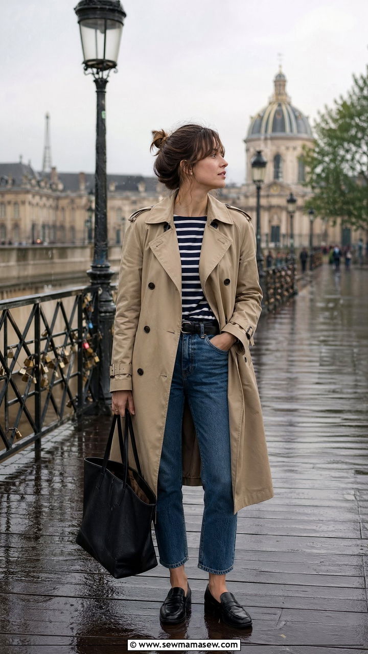 Solo Travel Trench Coat Outfit - 35 Solo travel outfit ideas