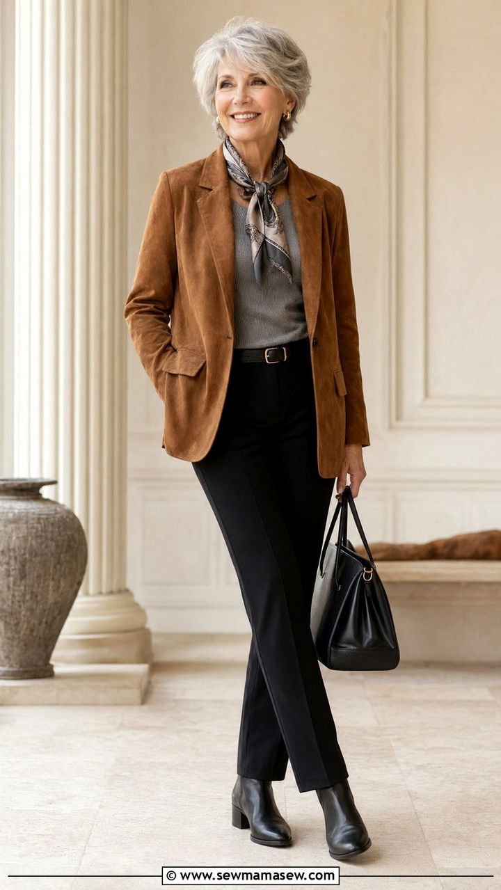 Suede Jacket for Women Over 60 - 30 Best jackets for women over 60