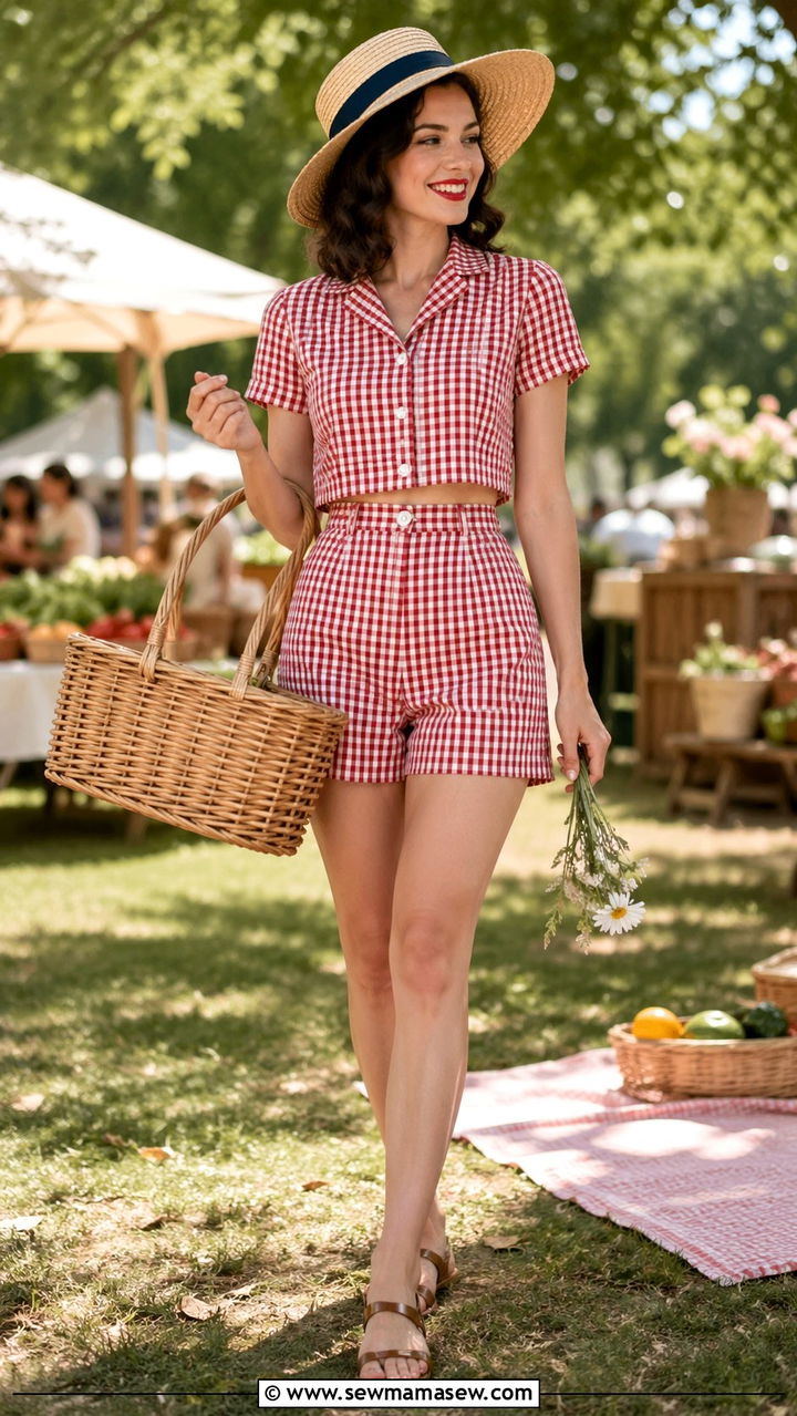Summer Shorts Set - 30 Retro 40s outfit ideas