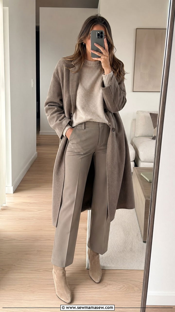 Taupe Tonal Outfit For Everyday Wear - 35 Tonal outfit ideas