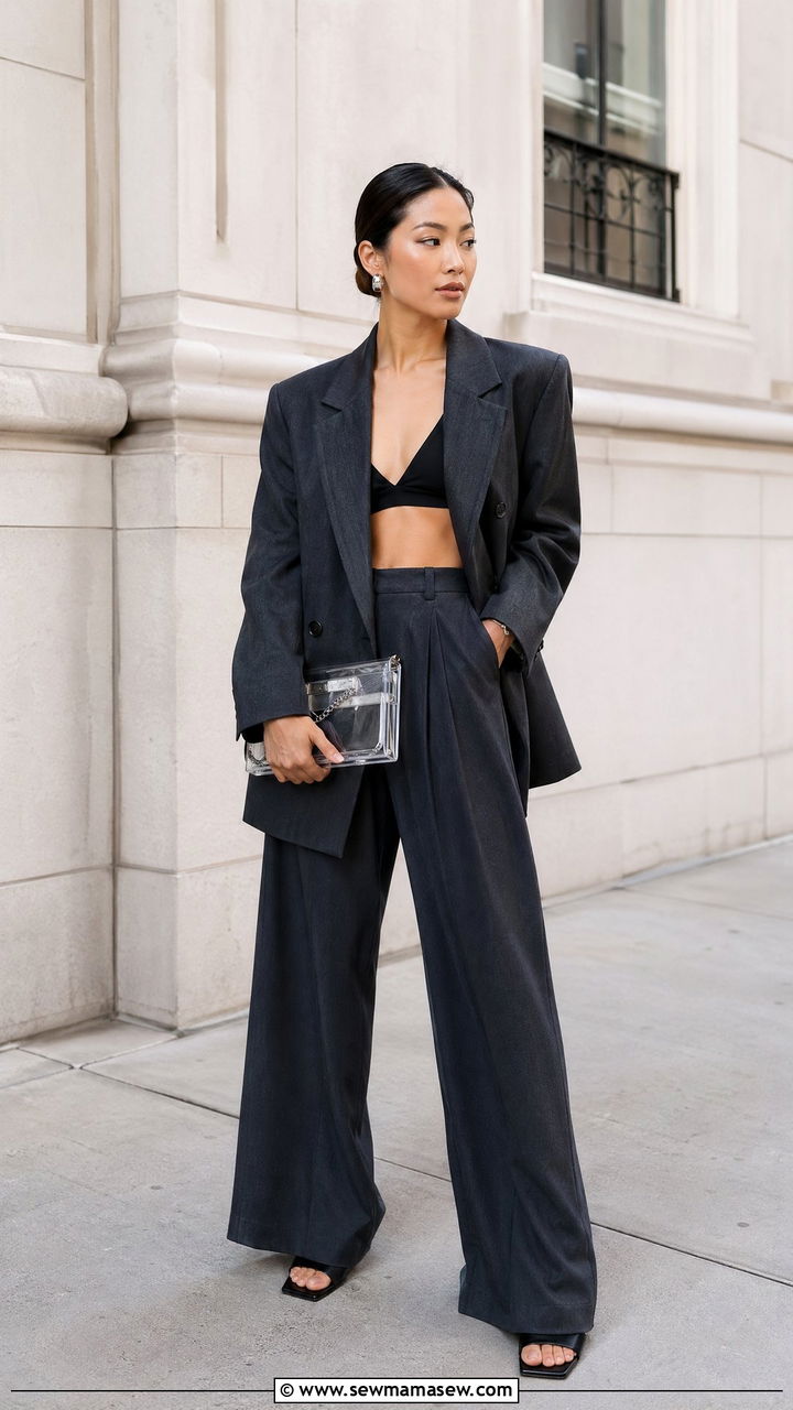 Transparent Clutch Bag With Contemporary Outfit - 35 Clutch bag outfit ideas