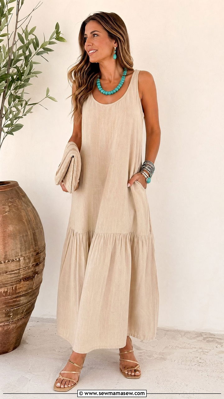 Turquoise Jewelry With Neutral Beige Outfit - 35 Turquoise outfit ideas