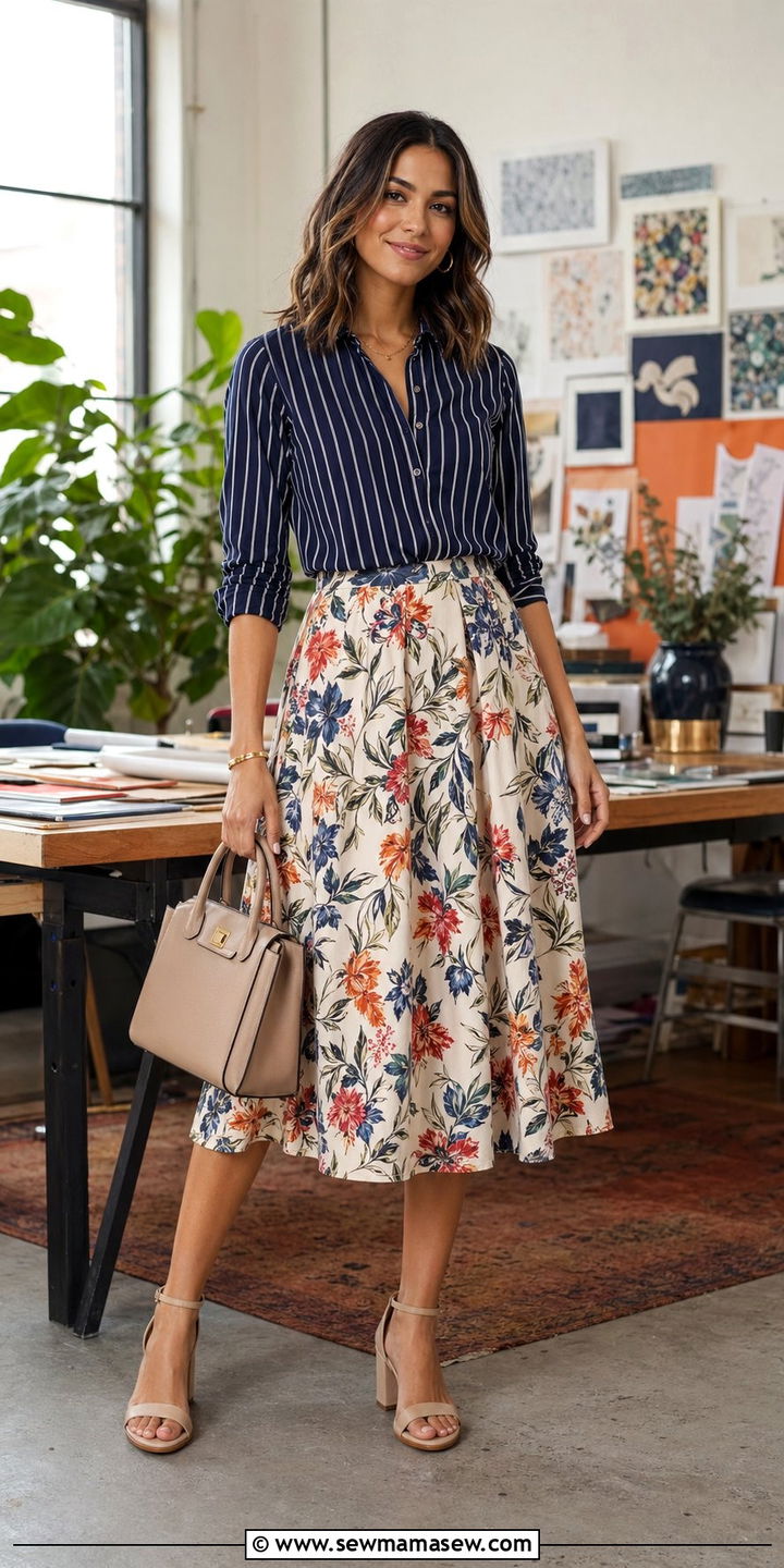 Tweed Jacket with Dark Jeans and Ballet Flats - 30 Work outfits for creative agency