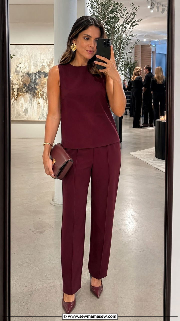Two Piece Matching Set for Corporate Event - 35 Corporate event outfit ideas