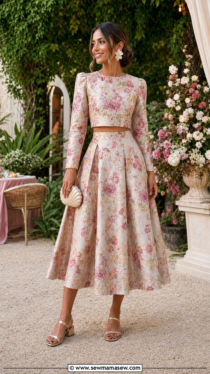 Two Piece Set Wedding Guest Outfit Modest - 35 Modest wedding guest outfits
