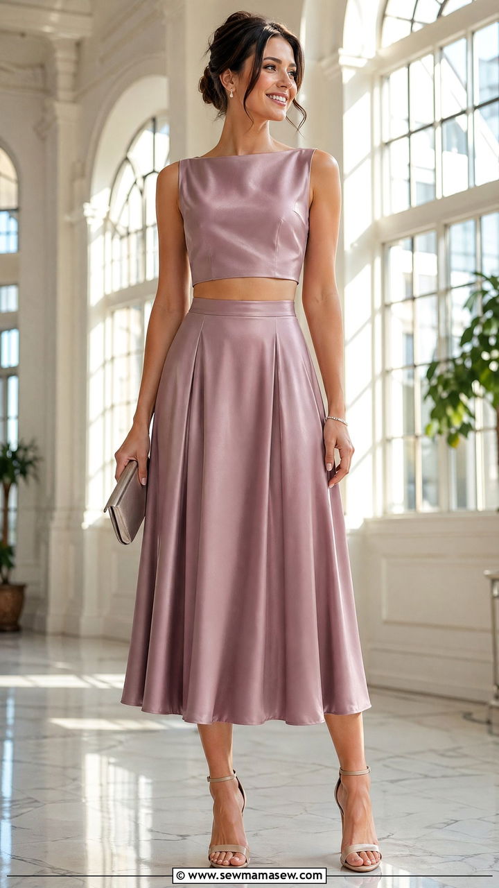 Two Piece Skirt Set For Classical Concert - 35 Classical concert outfit ideas