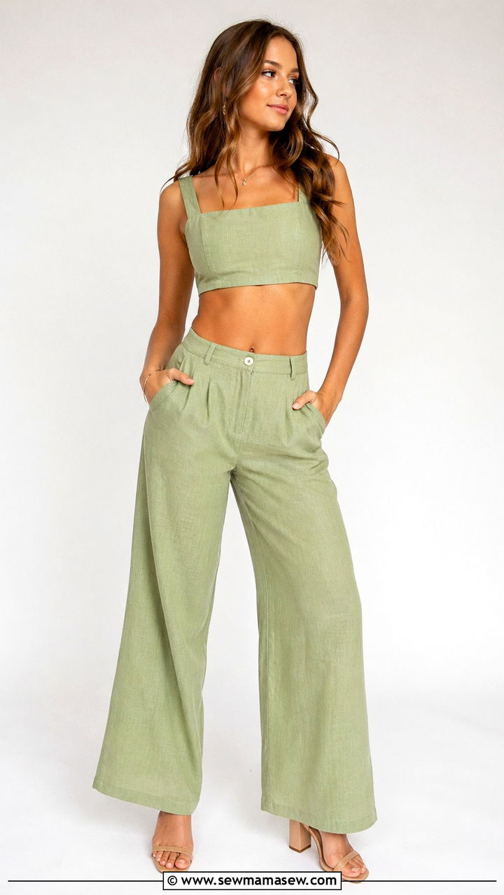 Two piece matching set for senior photoshoot - 30 Senior photoshoot outfit ideas
