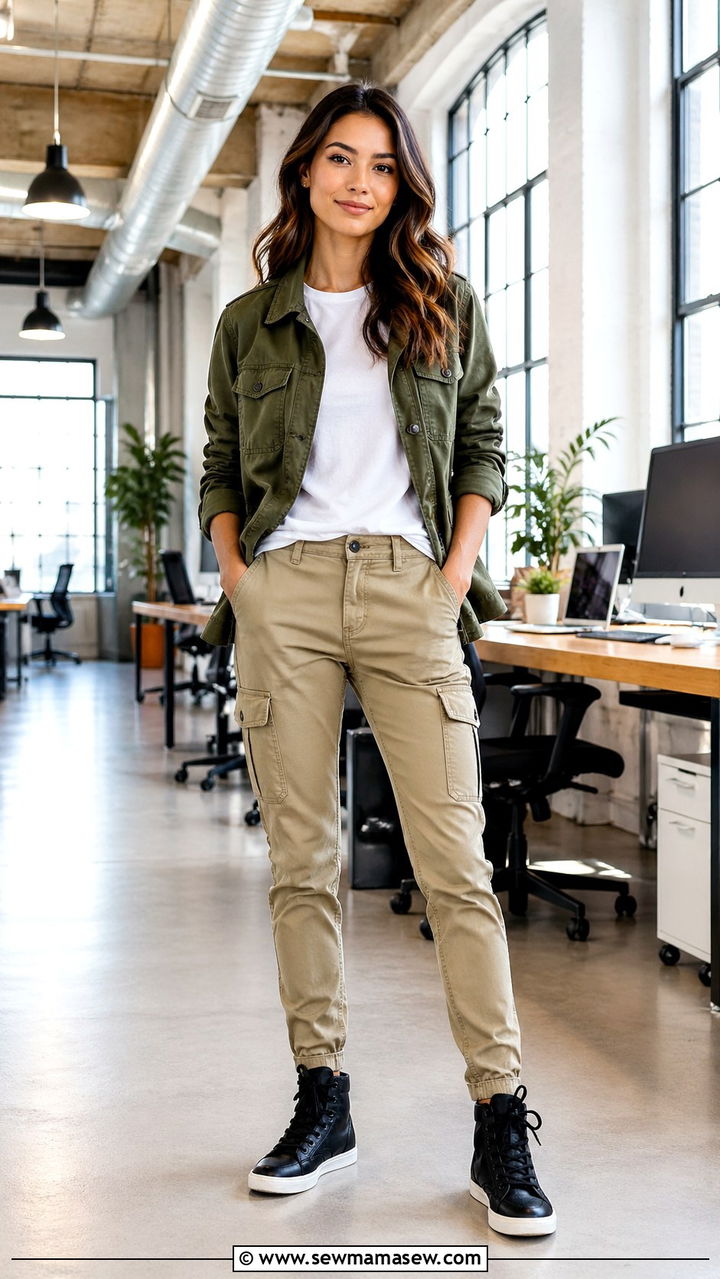 Utility Jacket and Cargo Pants Outfit for Software Engineers - 30 Software engineer outfit ideas