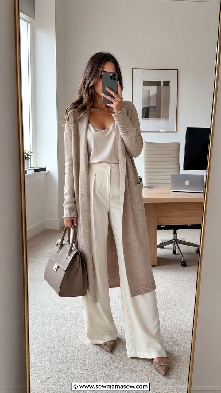 Utility Jumpsuit with Block Heels - 30 Work outfits for creative agency