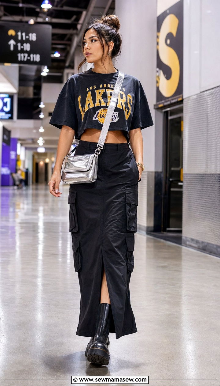 Velour Set and Aviator Sunglasses - 30 Basketball game outfit ideas