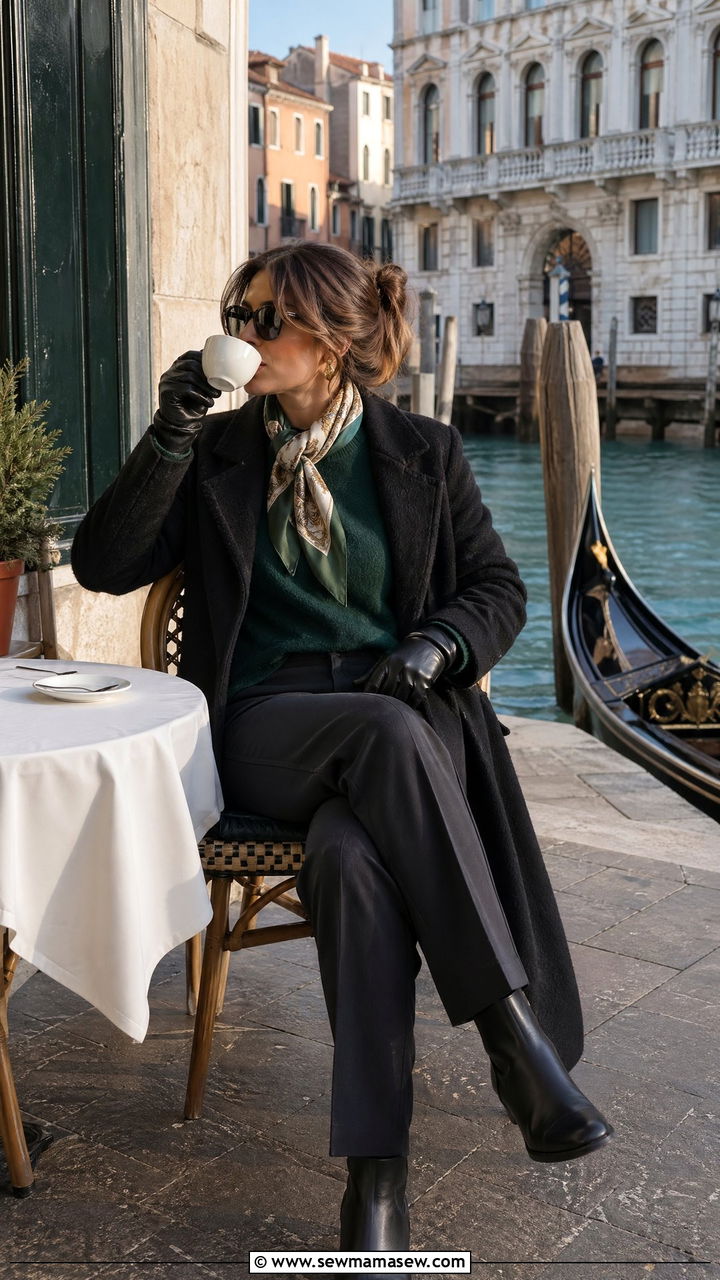 Venice Winter Cashmere Sweater Outfit - 35 Venice outfit ideas