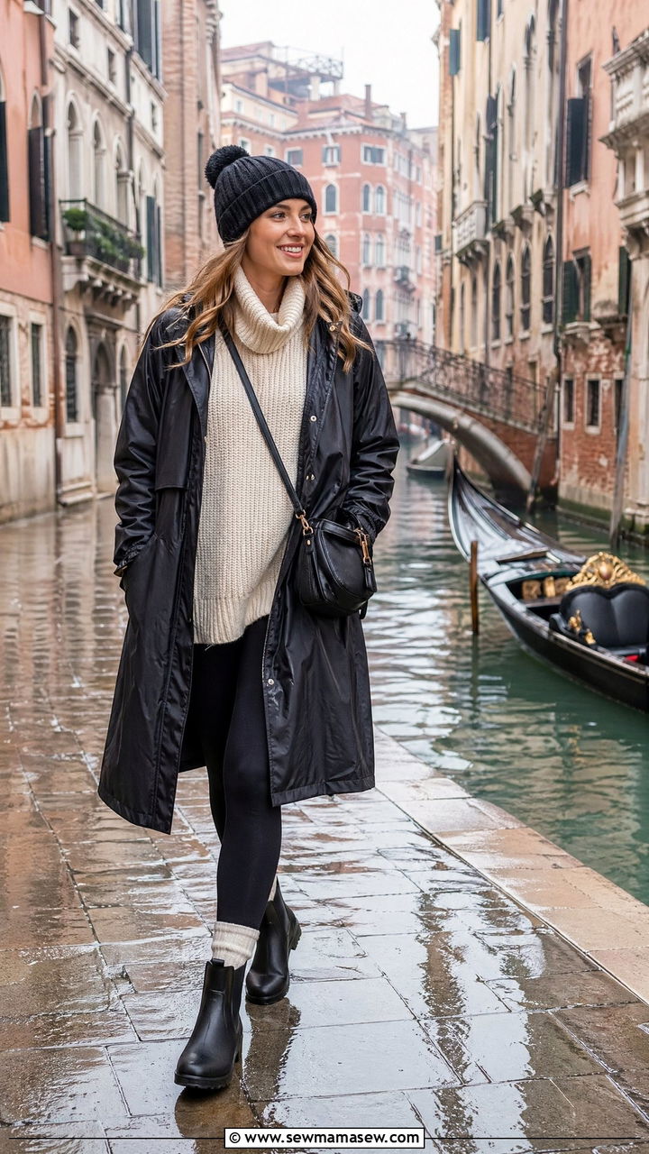 Venice Winter Waterproof Boots Outfit - 35 Venice outfit ideas
