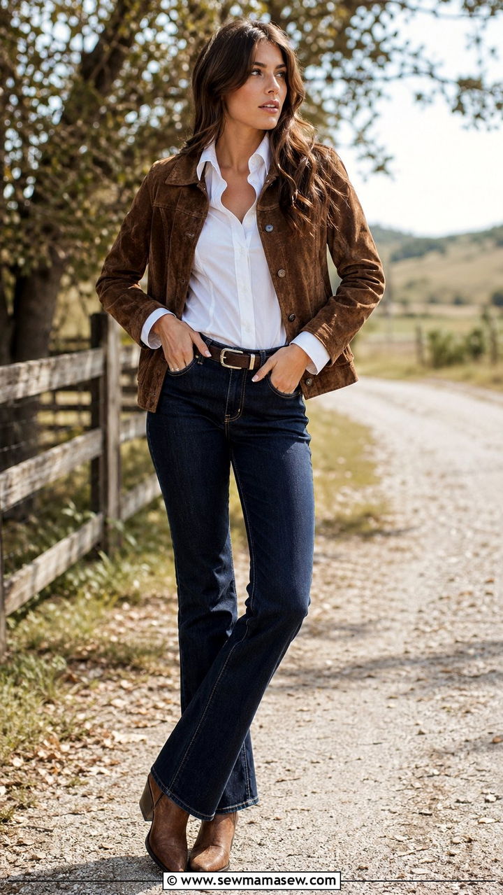 Western Ankle Boots With Bootcut Jeans Outfit - 30 Ankle boots outfit ideas with jeans