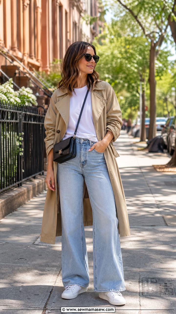 What To Wear With A Trench Coat In Spring - 35 spring street style outfits