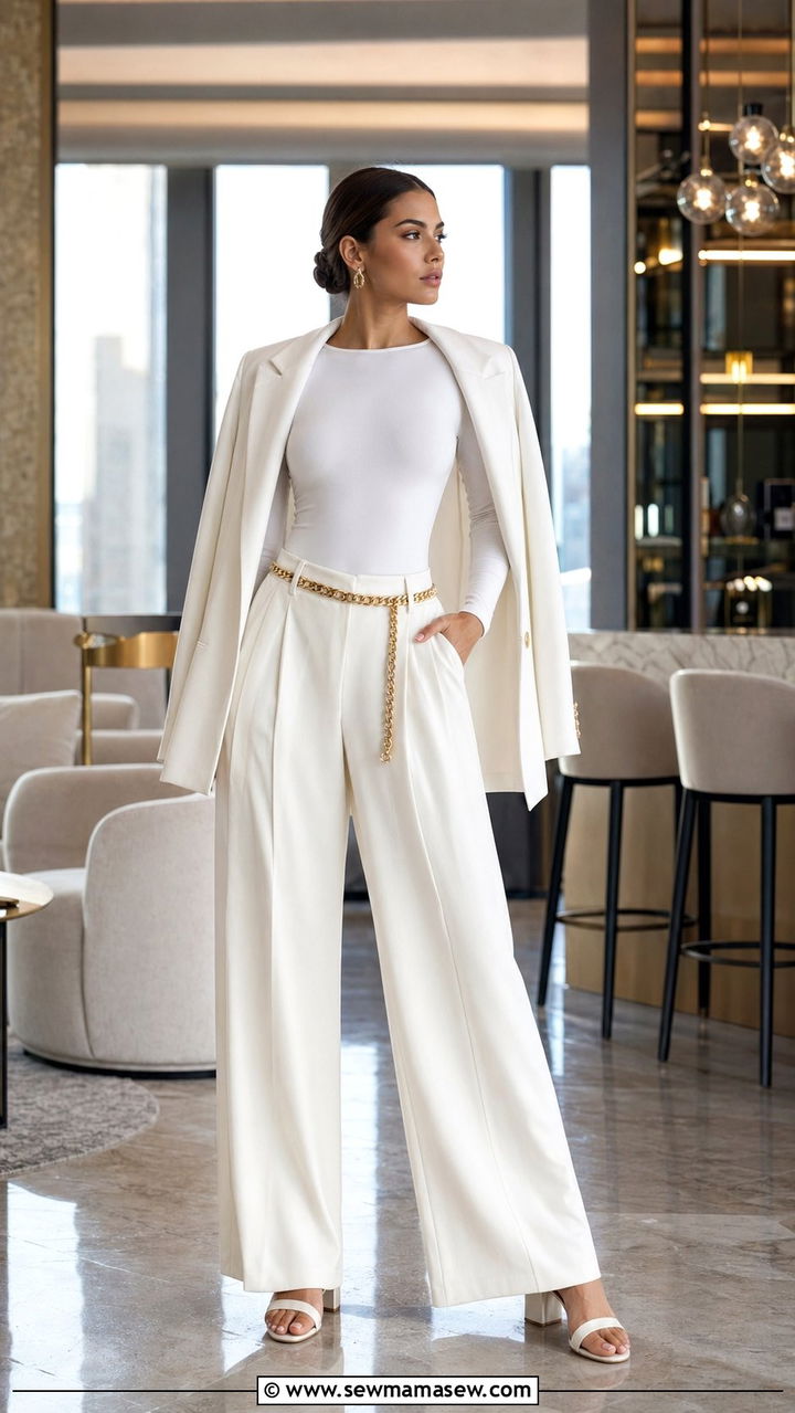 White Bodysuit Outfit - 30 white outfit ideas for women