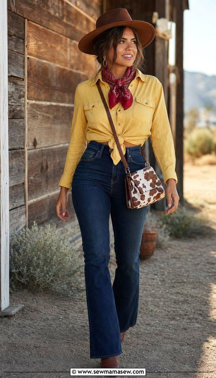 Woody Western Inspired Outfit - 30 Aesthetic Disney outfits