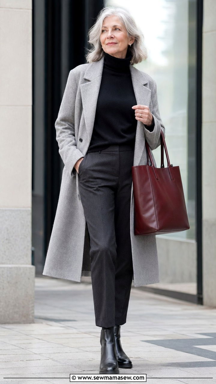 Wool Coat for Women Over 60 - 30 Best jackets for women over 60
