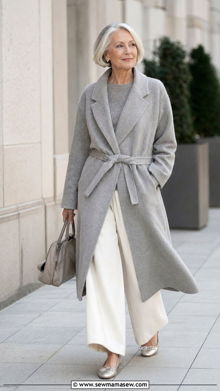 Wrap Coat for Women Over 60 - 30 Best jackets for women over 60