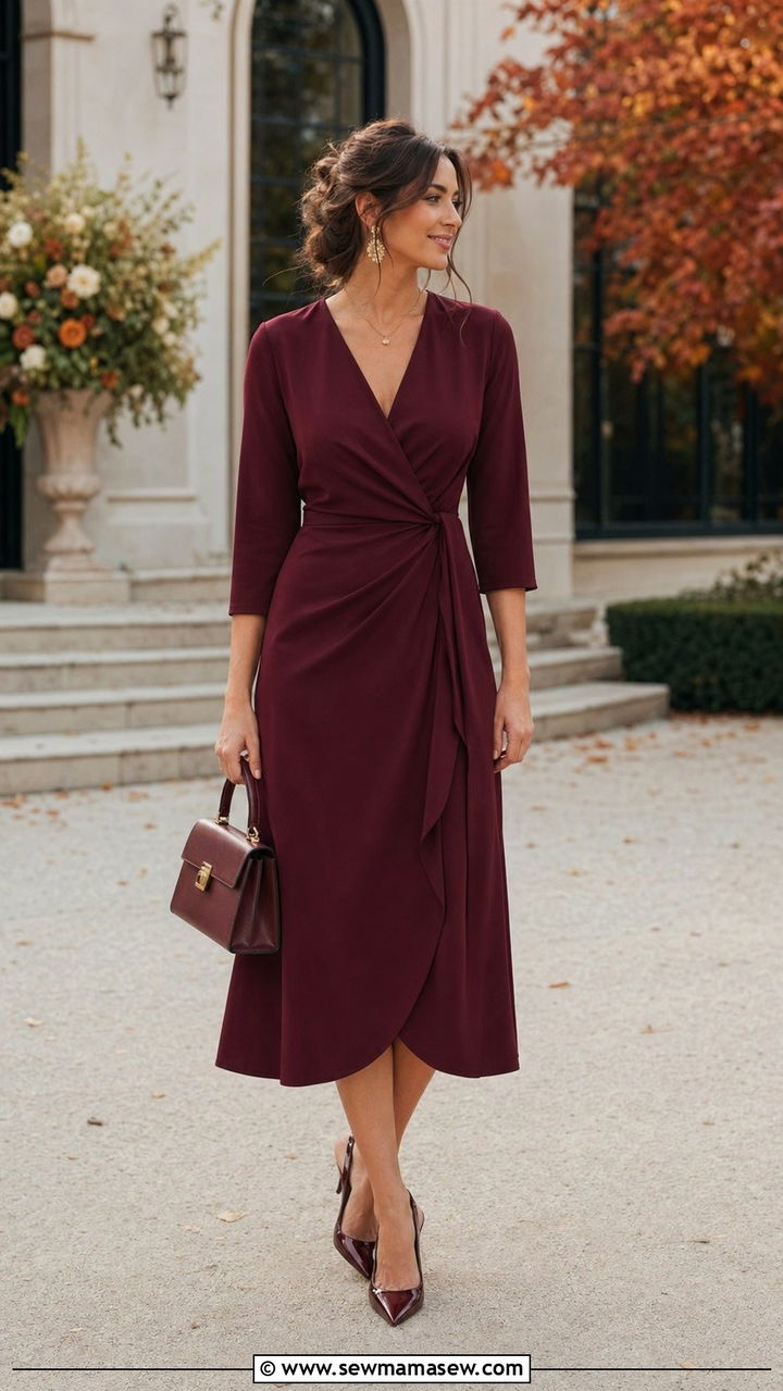 Wrap Dress Wedding Guest Outfit Long Torso - 30 wedding guest outfits for long torso women