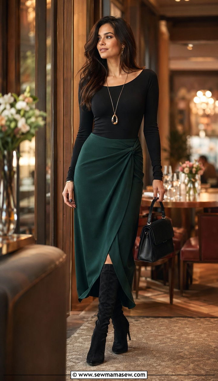 Wrap Skirt Outfit Tall Women - 30 Best skirts for tall women