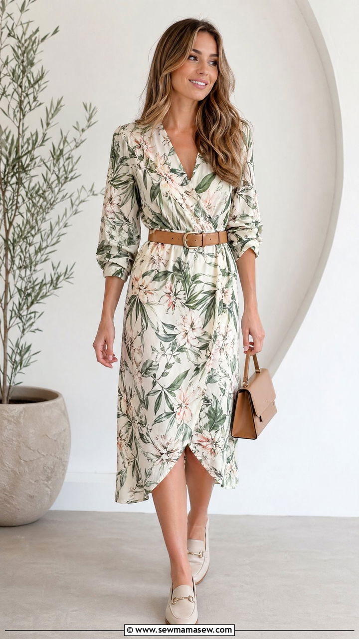 Wrap dress outfit spring 2026 - 35 spring outfits 2026 women