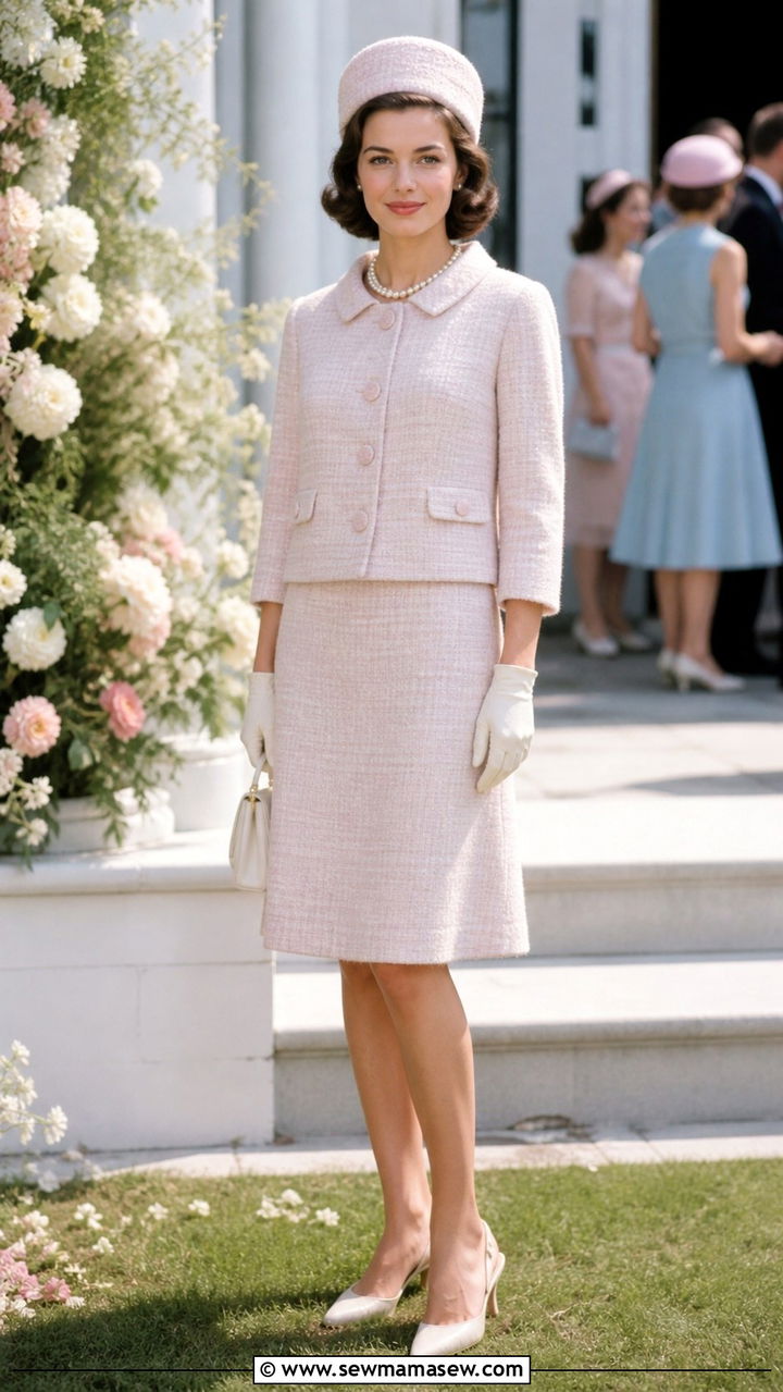 1960s Pillbox Hat And Tailored Suit - 40 Vintage outfit ideas