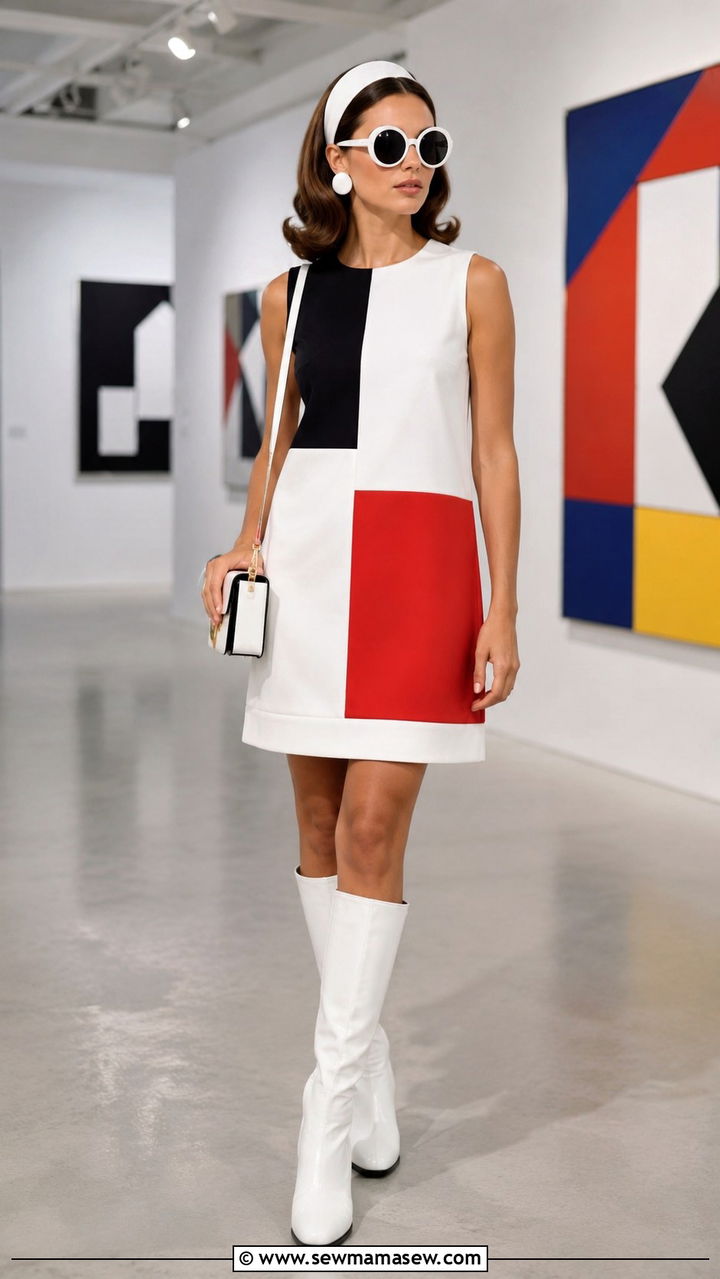 1960s Shift Dress Outfit - 25 Mid century outfit ideas