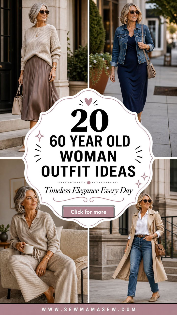 20 60 Year Old Woman Outfit Ideas for Timeless Style - 20 60 Year Old Woman Outfit Ideas for Timeless Style